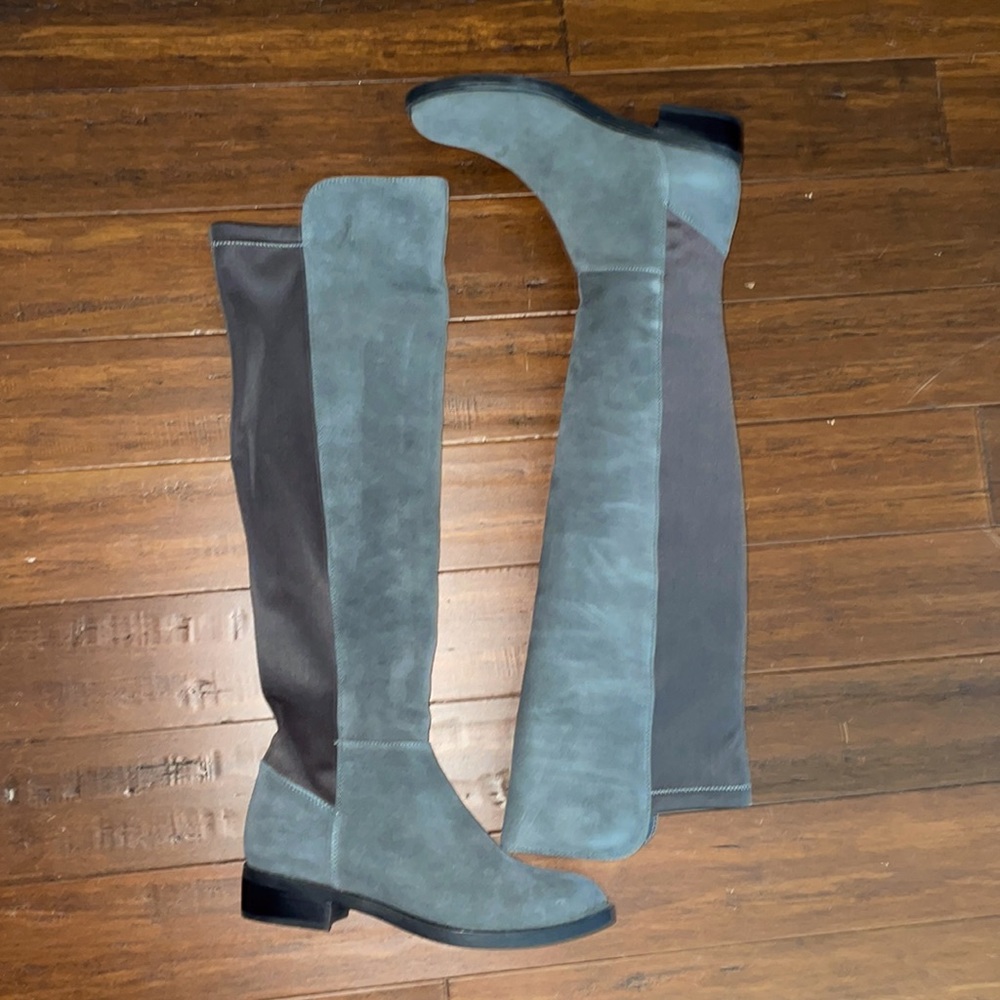 Blondo Olivia Grey Suede boots